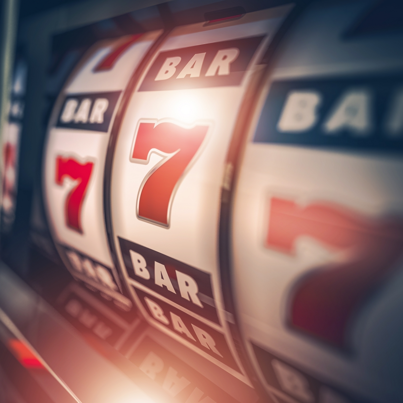 Slot machines at Scarlet Pearl Casino Resort in D'Iberville near Biloxi