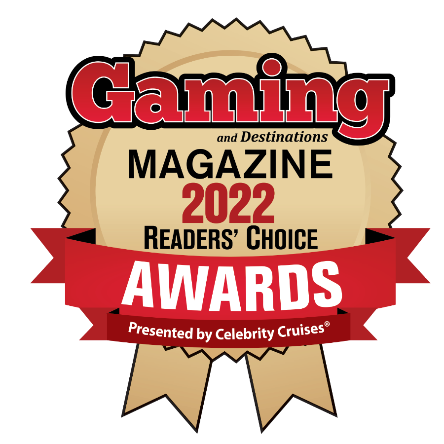 Gaming Magazine 2022 Readers Choice Award at Scarlet Pearl Casino Resort