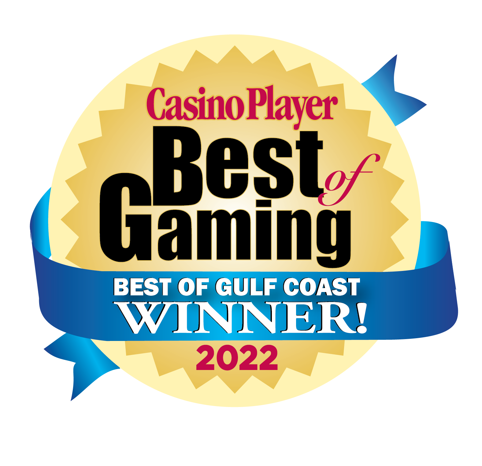 Casino Player Best of Gaming Winner of 2022 at Scarlet Pearl Casino Resort