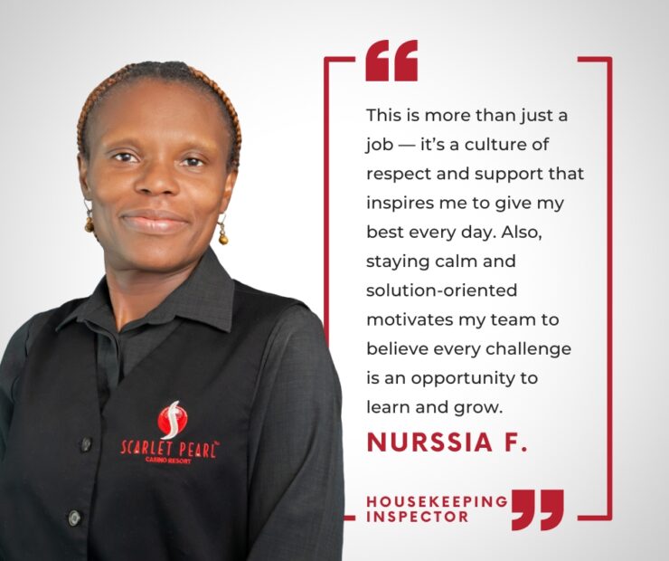 Associate of the Month for November at Scarlet Pearl Casino Resort in D'Iberville, MS near Biloxi.